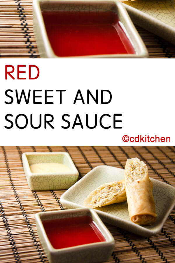 Red Sweet-And-Sour Sauce Recipe