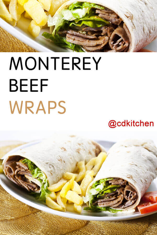 Monterey Beef Wraps Recipe