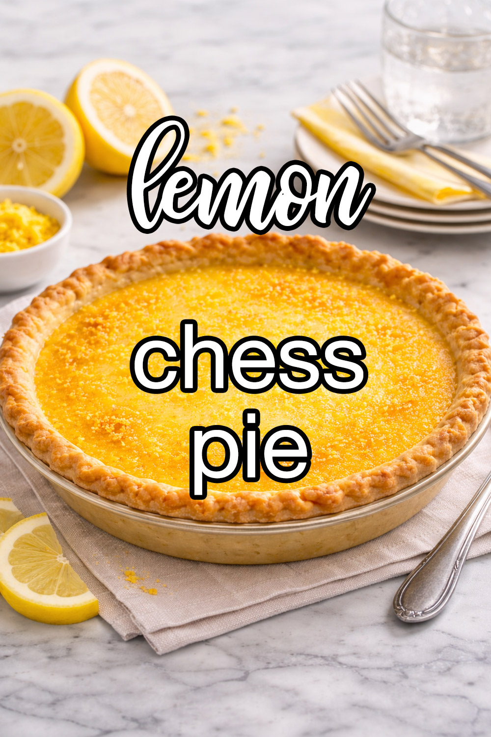 Bill Clinton's Lemon Chess Pie Recipe