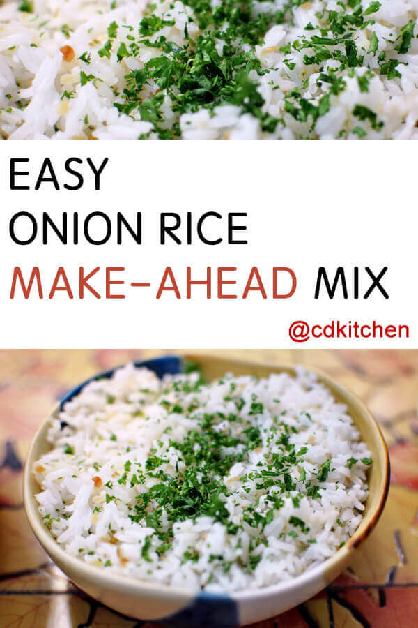 Easy Onion Rice Make-Ahead Mix Recipe