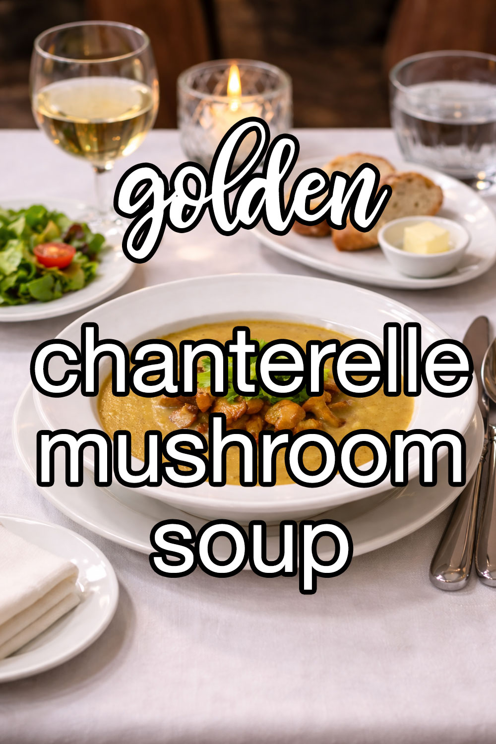 Golden Chanterelle Mushroom Soup Recipe