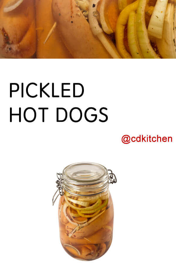 Pickled Wieners Hot Dogs Recipe Cdkitchen Com