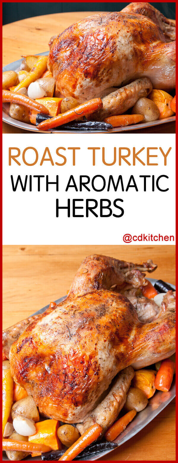 Roast Turkey With Aromatic Herbs Recipe
