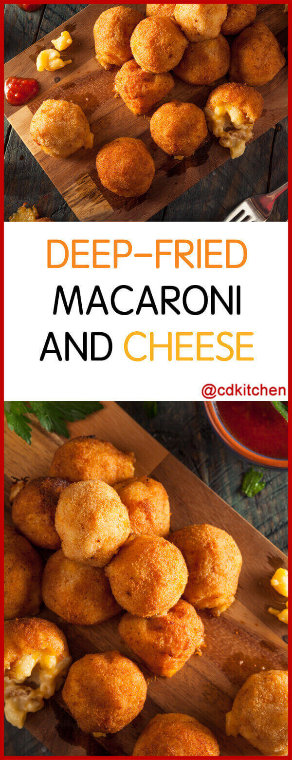 Deep-Fried Macaroni and Cheese Recipe | CDKitchen.com
