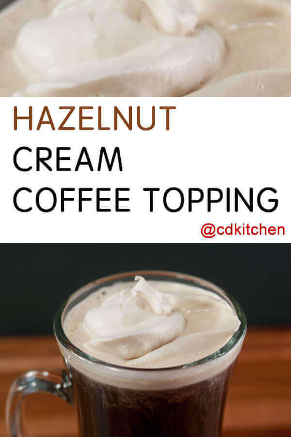 Hazelnut Cream Coffee Topping Recipe