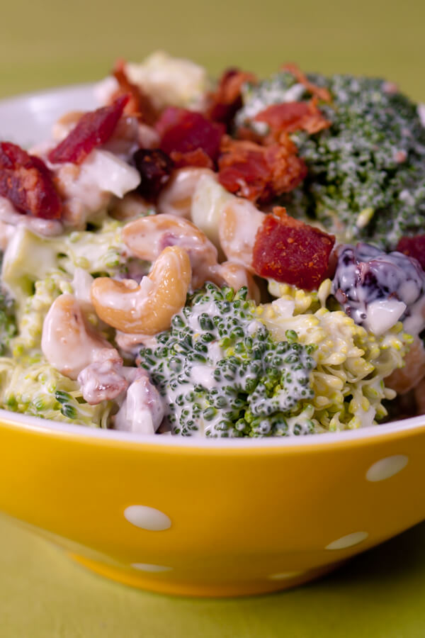 Healthy Broccoli Cashew Salad Recipe