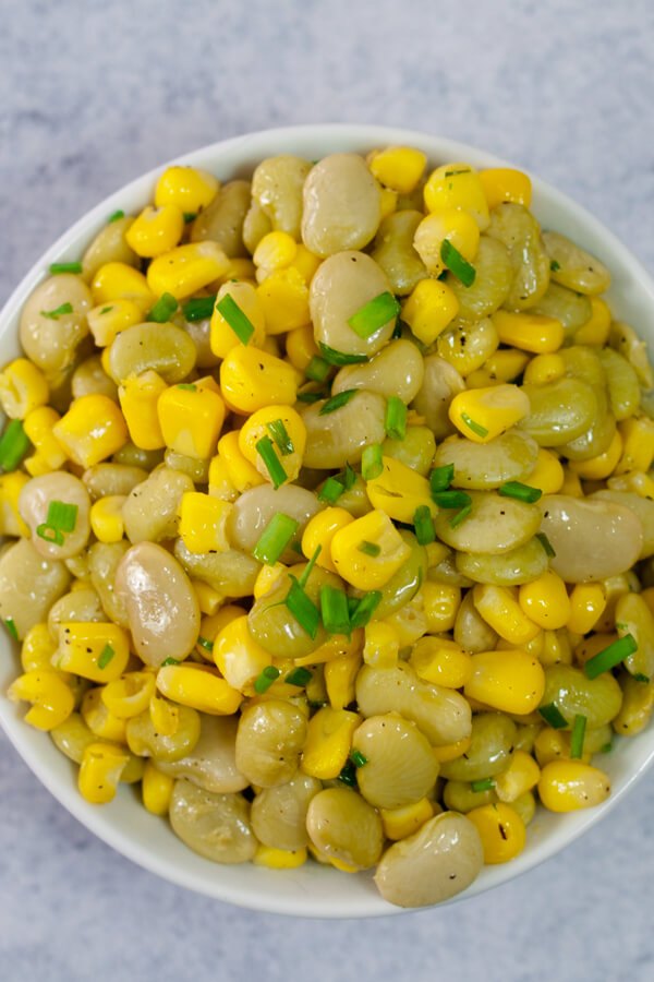 Lima Bean and Roasted Corn Succotash Recipe | CDKitchen.com