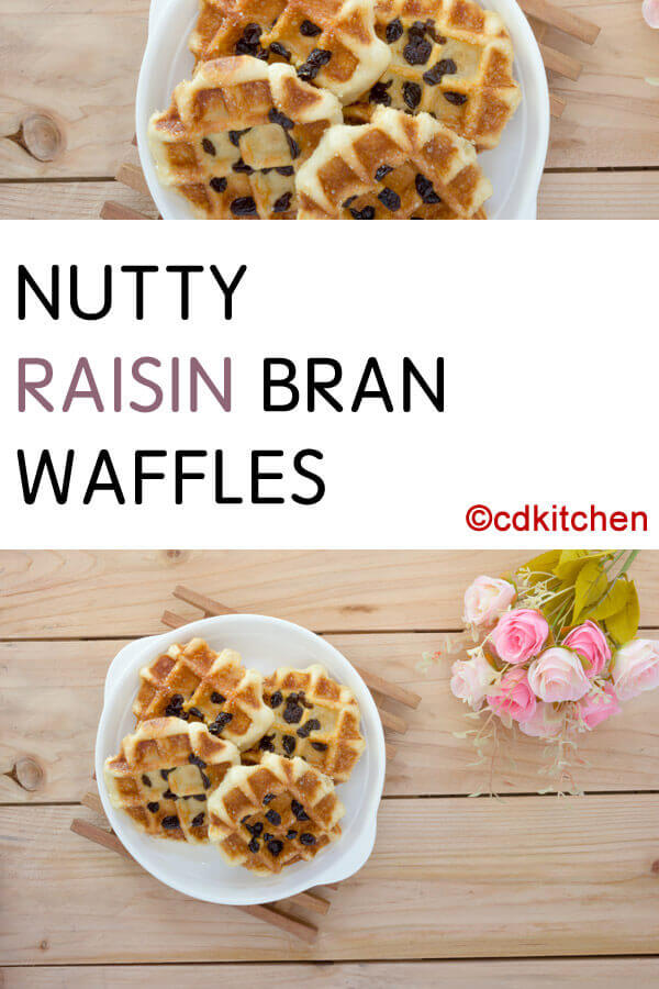 Nutty Raisin Bran Waffles Recipe