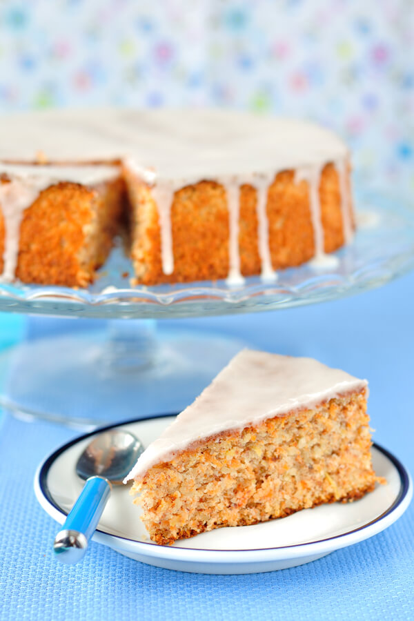 Bourbon Carrot Cake With Bourbon Glaze Recipe
