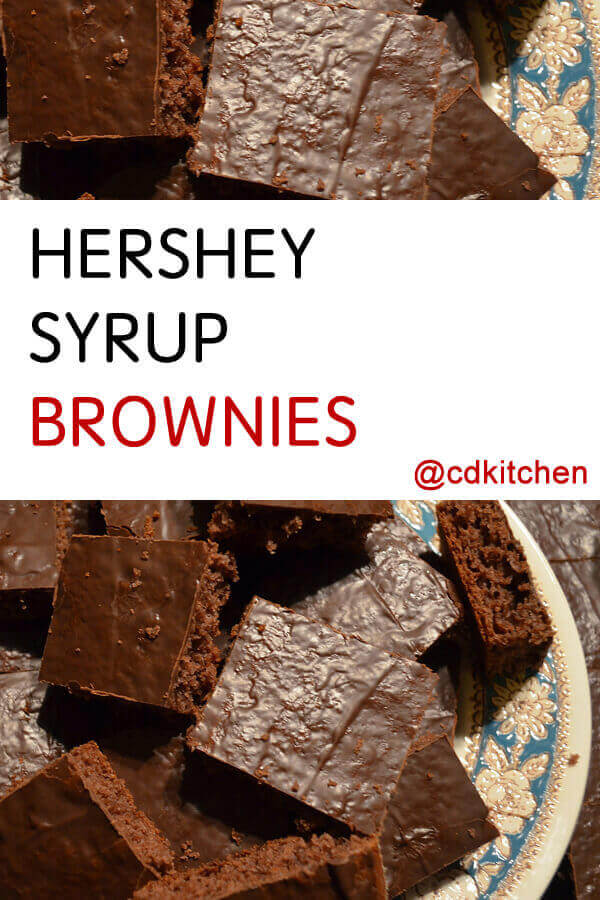 Hershey's Syrup Brownies Recipe