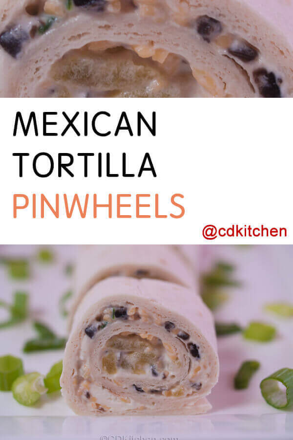Mexican Tortilla Pinwheels Recipe | CDKitchen.com