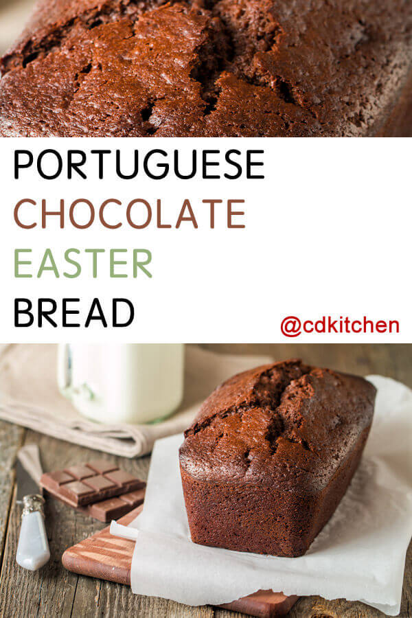 Portuguese Chocolate Easter Bread Recipe | CDKitchen.com