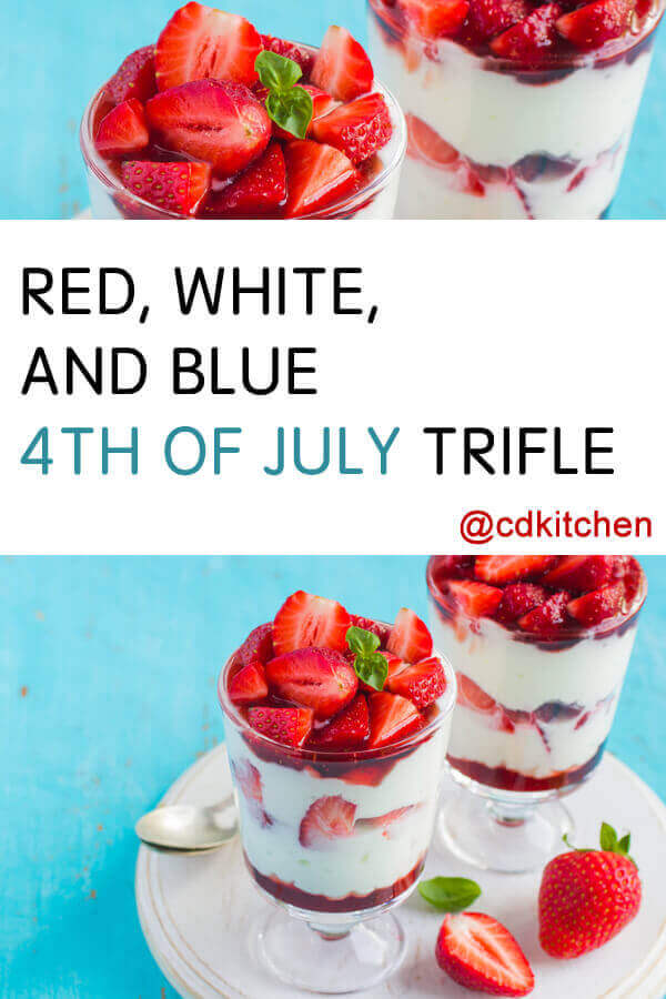 Red, White, And Blue 4th of July Trifle Recipe