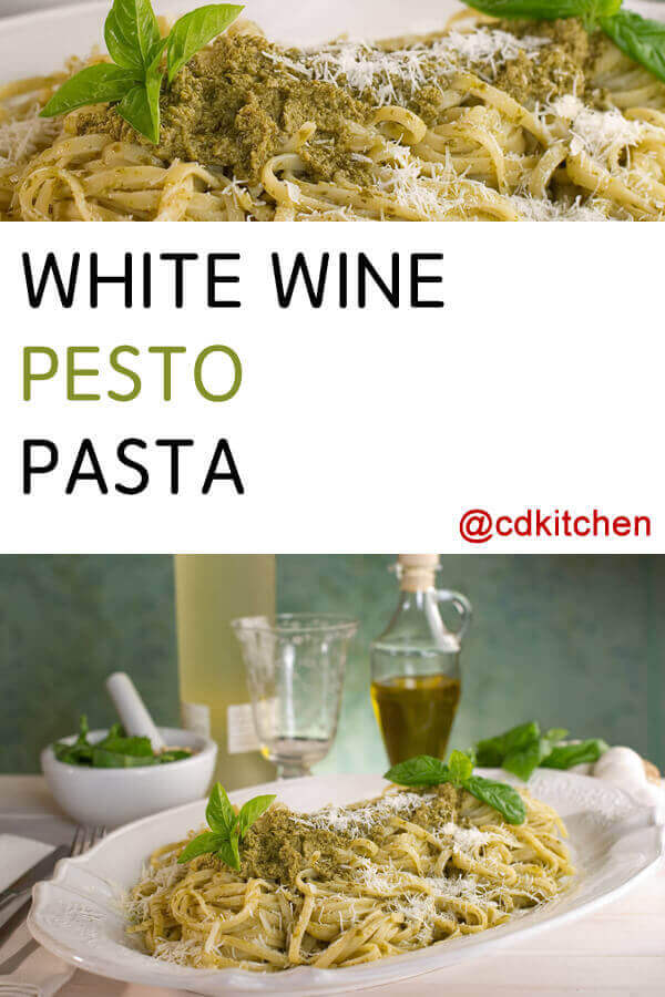 White Wine Pesto Pasta Recipe | CDKitchen.com