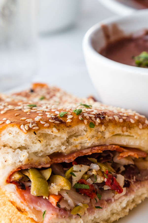 Muffuletta Bread Loaves Recipe