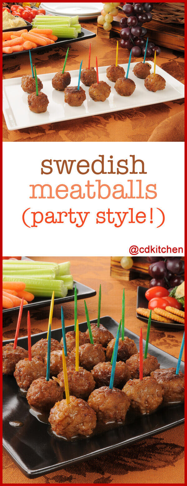 Swedish Meat Balls Party-Style Recipe