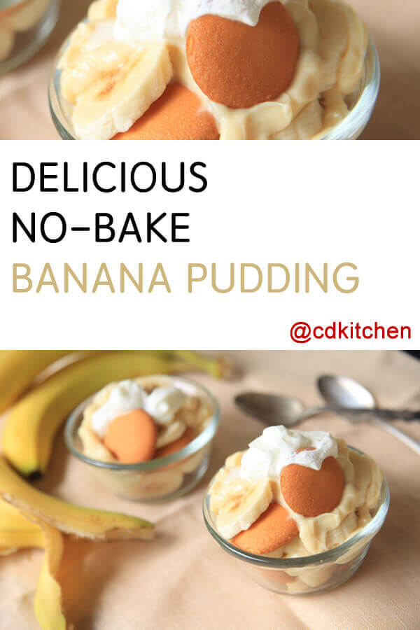 Delicious No-Bake Banana Pudding Recipe | CDKitchen.com
