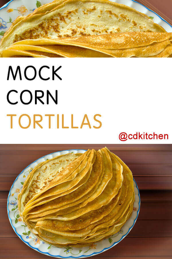 Mock Corn Tortillas Recipe