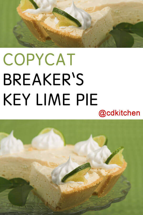 Breaker's Key Lime Pie Recipe