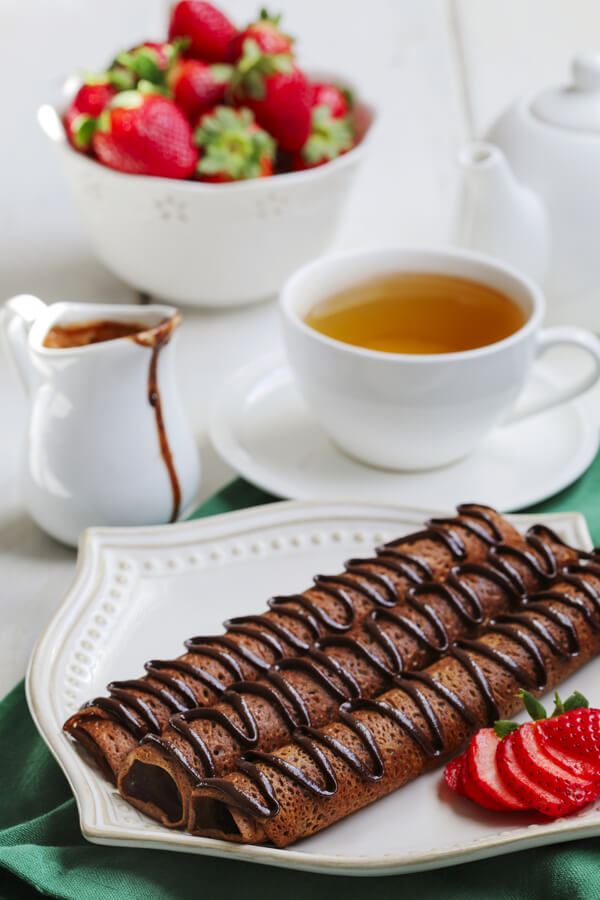 Triple Chocolate Crepes Recipe