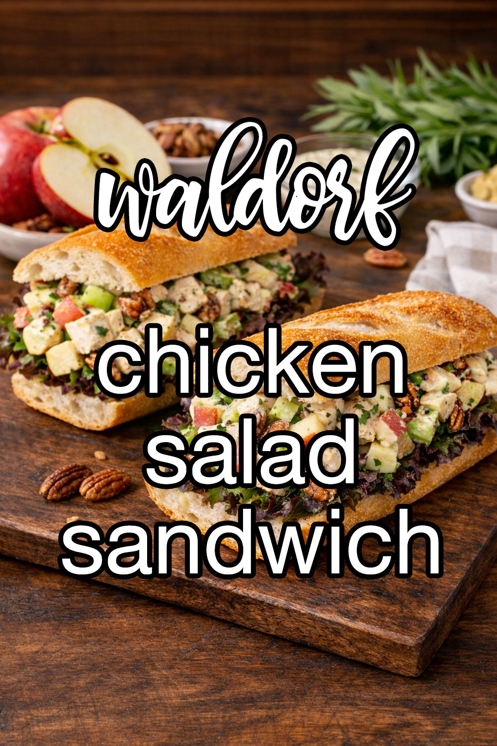 Waldorf Chicken-Salad Sandwiches Recipe