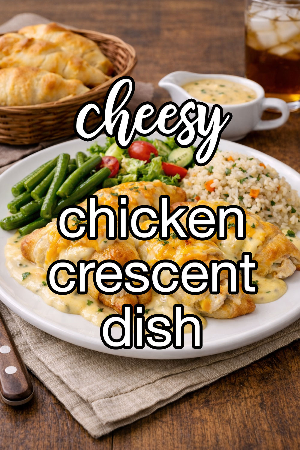 Cheesy Chicken Crescent Dish Recipe