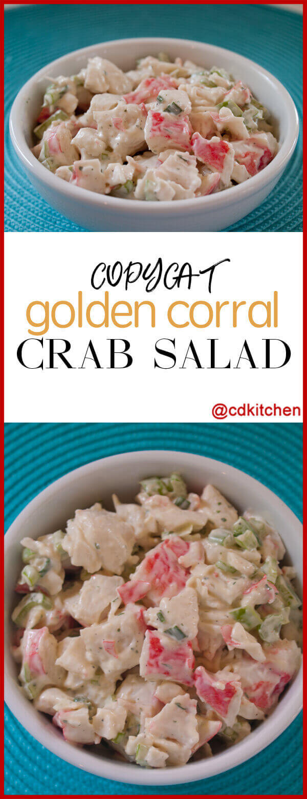 LoBills Recipe For Seafood Salad? Copycat Golden Corral Crab Salad