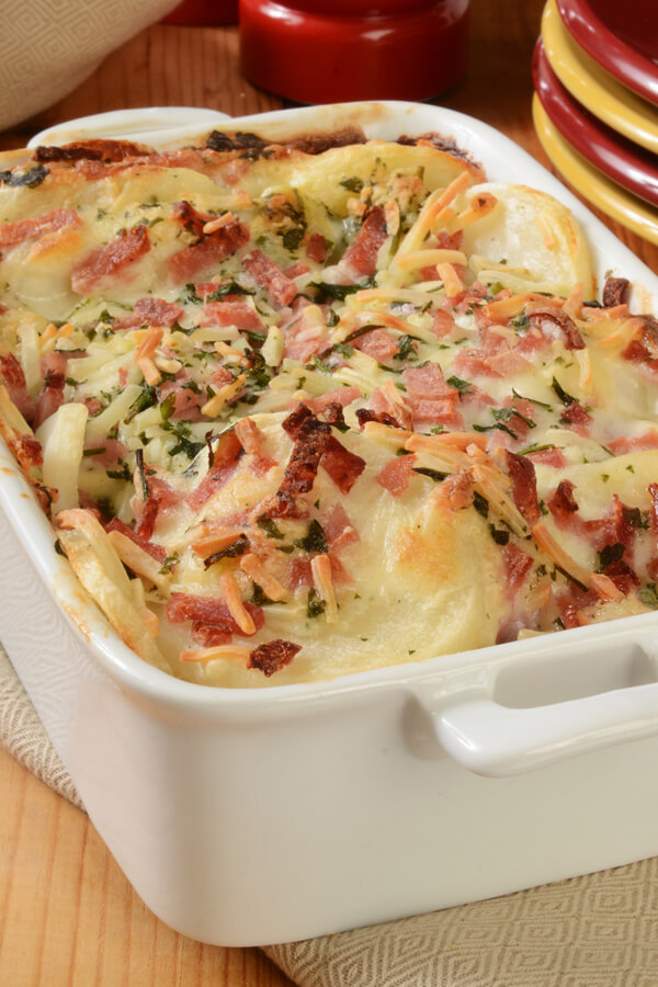 Cheesy Ham and Scalloped Potatoes Recipe
