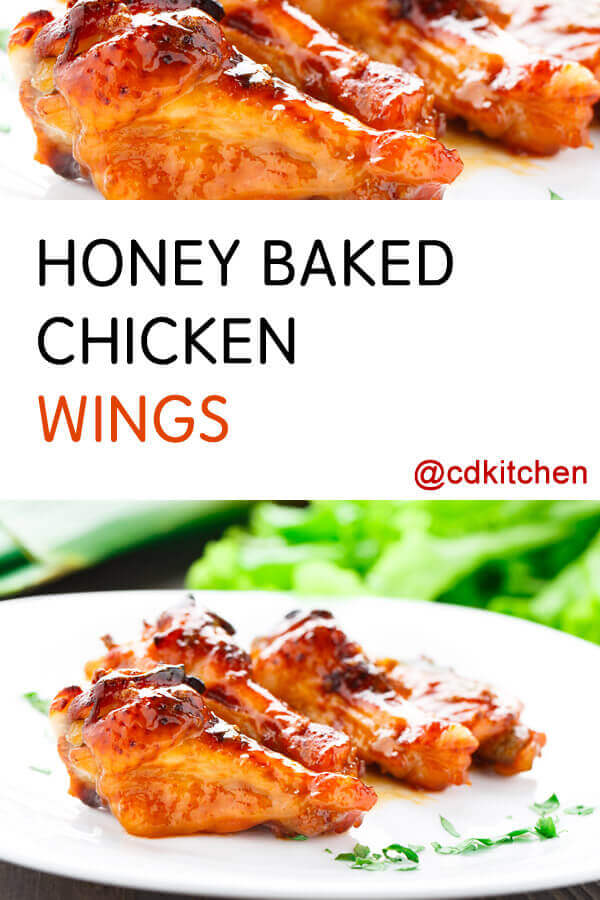Honey Baked Chicken Wings Recipe | CDKitchen.com