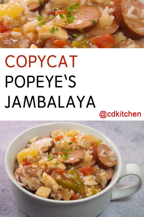 Popeye's Jambalaya Recipe