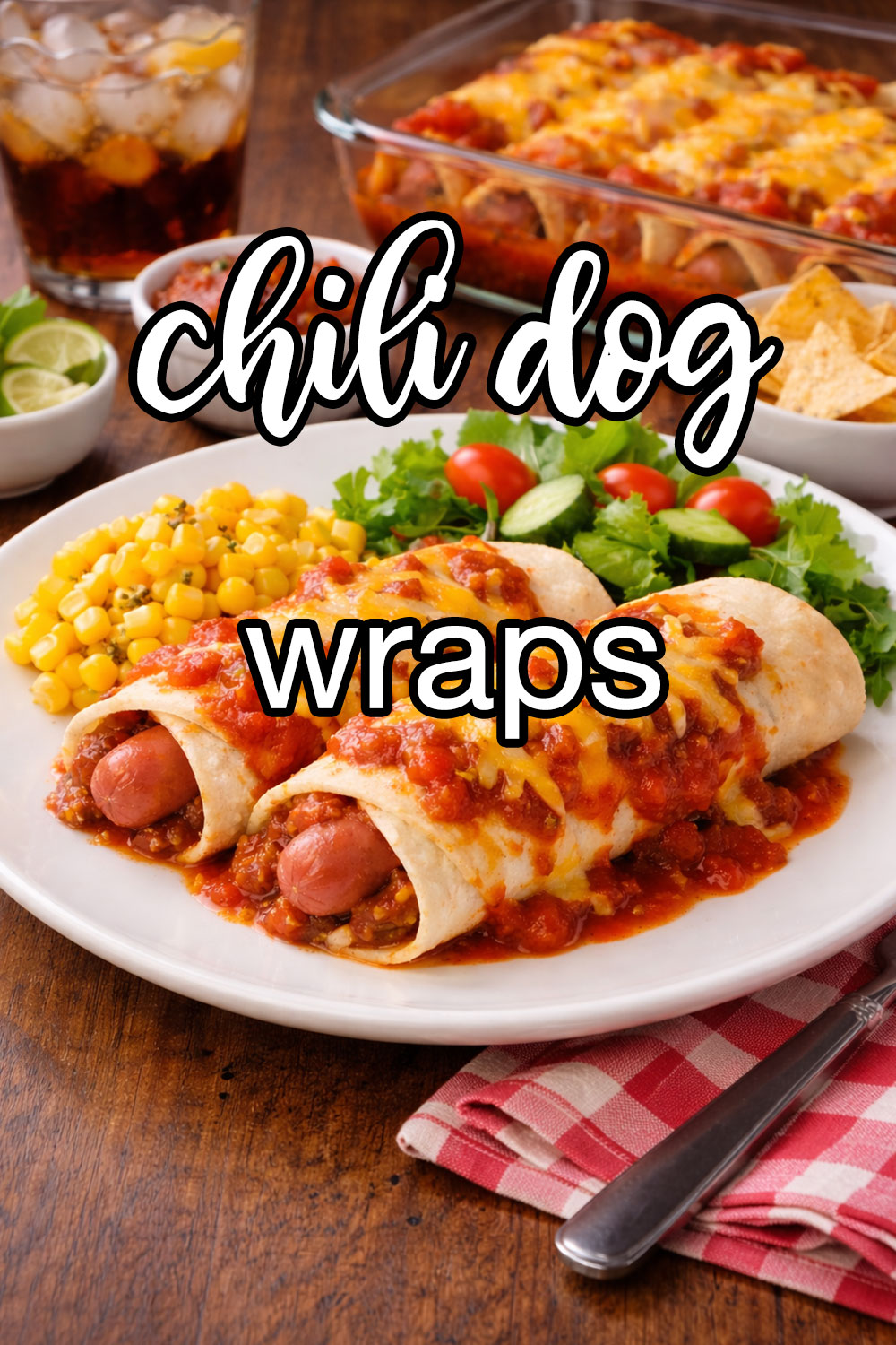Chili-Dog Wraps Recipe