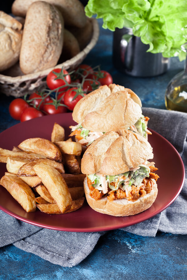 Pulled Chicken And Slaw Sliders Recipe