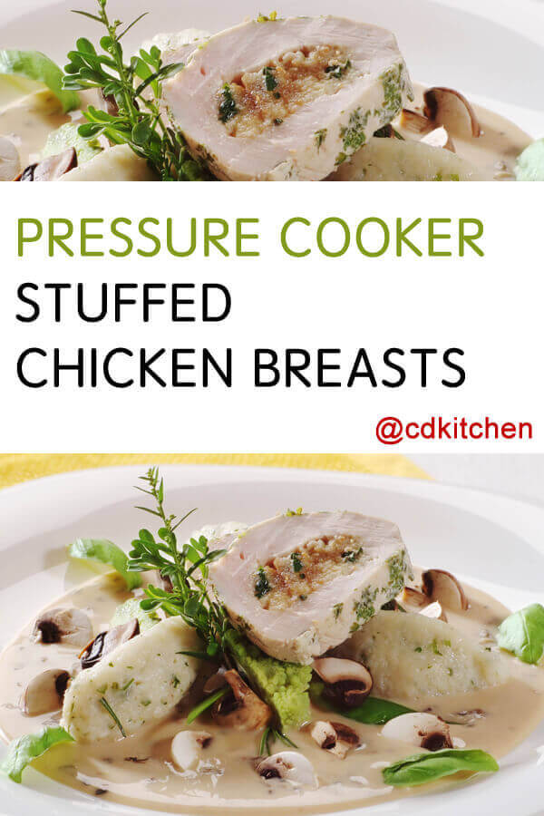 Pressure cooker stuffed chicken breast sale