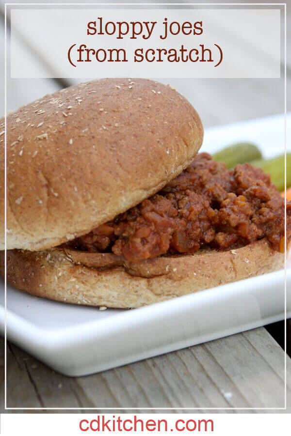 Basic Sloppy Joes From Scratch Recipe