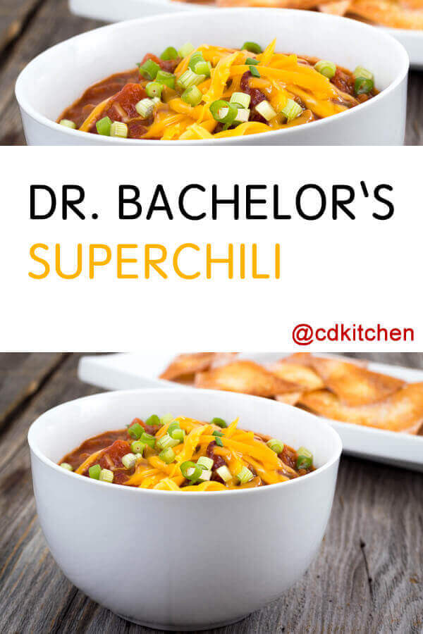 Dr. Bachelor's Superchili Recipe