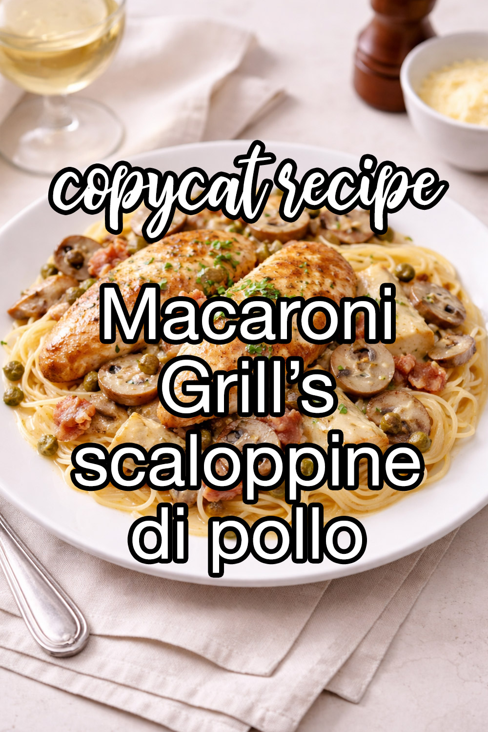 Macaroni Grill's Scaloppine di Pollo Recipe