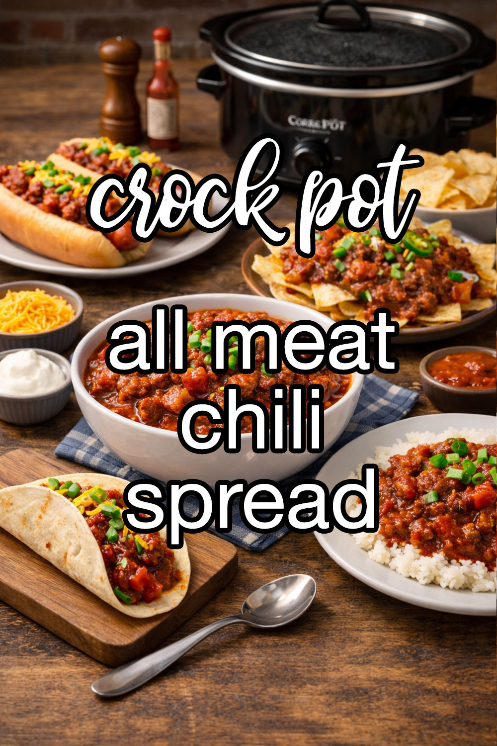 All Meat Chili Spread Recipe