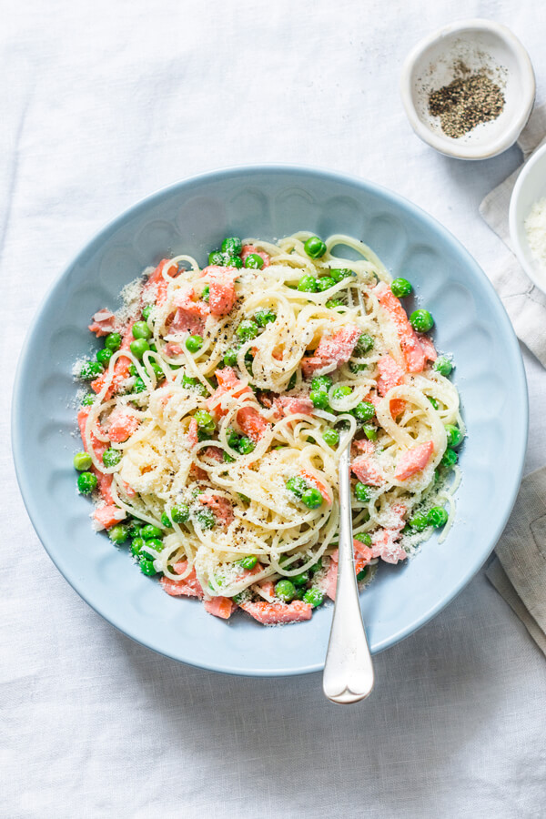 Creamy Salmon And Pasta Recipe | CDKitchen.com