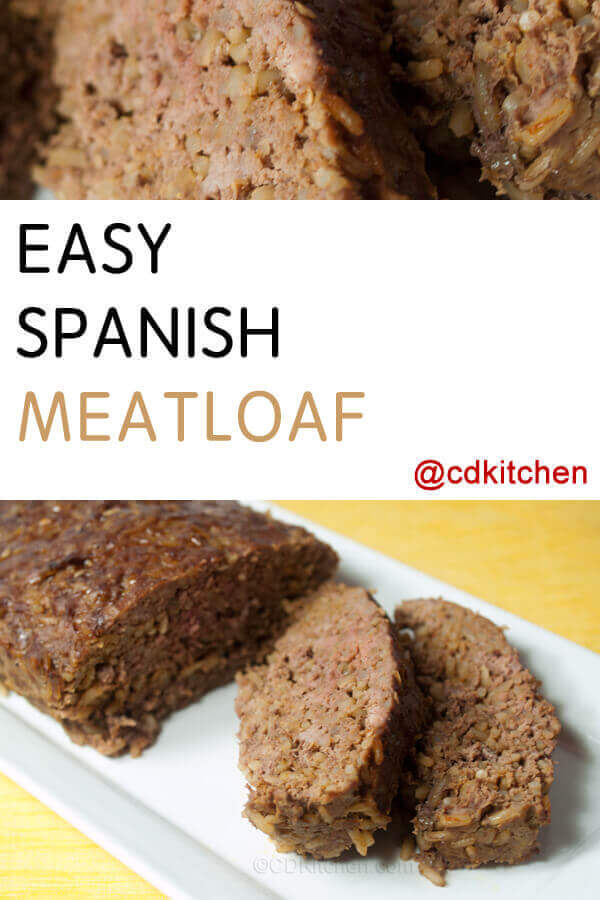 Easy Spanish Meatloaf Recipe
