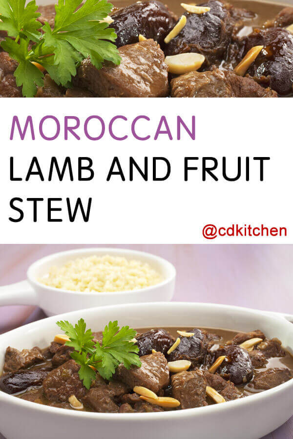 Moroccan Lamb And Fruit Stew Recipe