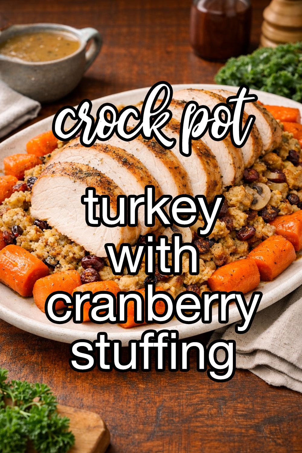 Turkey Breast With Cranberry Stuffing Recipe