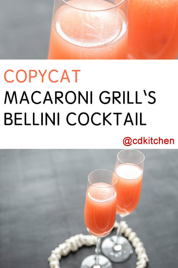 Macaroni Grill Bellini Recipe