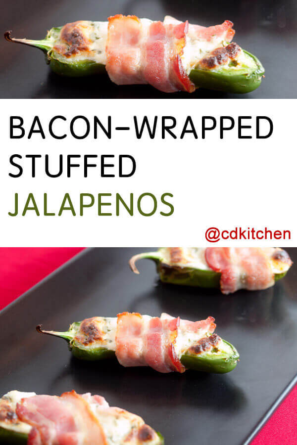 Bacon-Wrapped Stuffed Jalapenos Recipe | CDKitchen.com