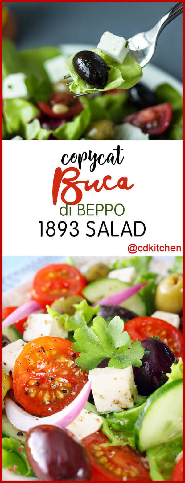 Copycat Buca di Beppo 1893 Salad Recipe | CDKitchen.com