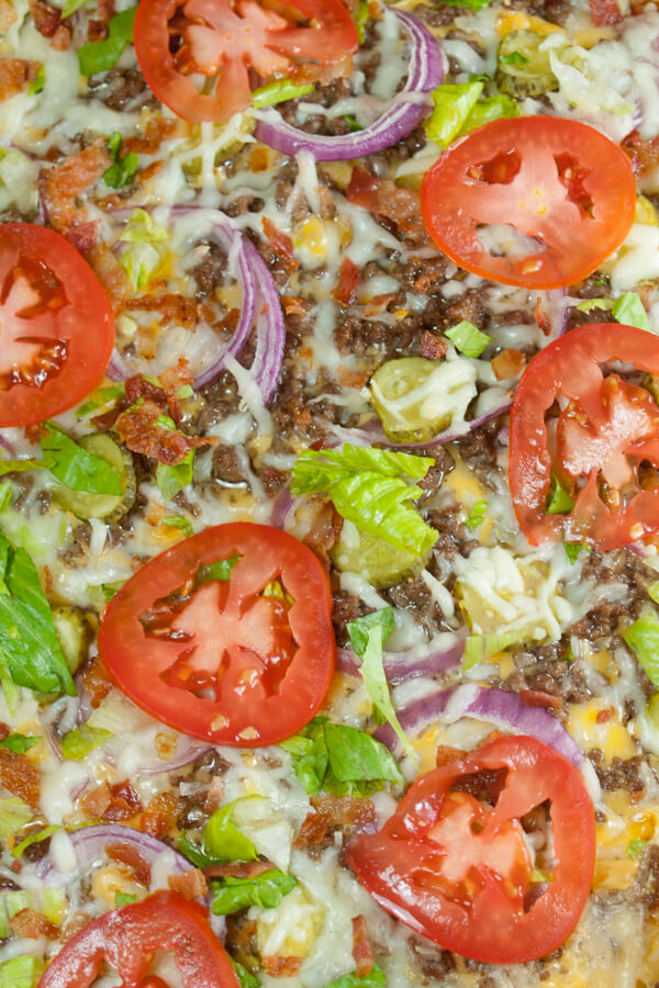 Dave And Buster's Cheeseburger Pizza Recipe