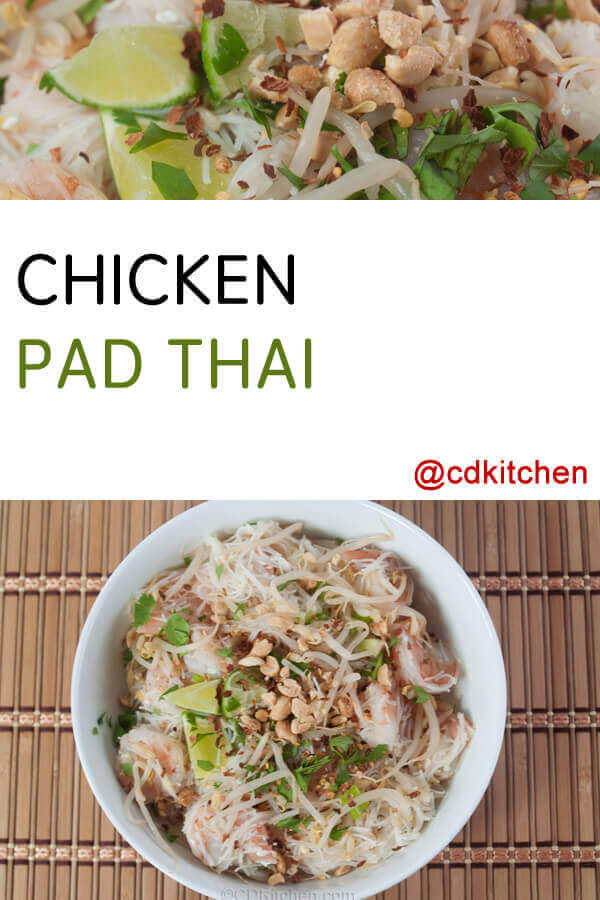 Chicken Pad Thai With Bean Sprouts And Sauce Recipe