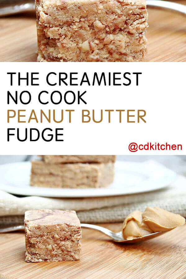 The Creamiest No Cook Peanut Butter Fudge Recipe