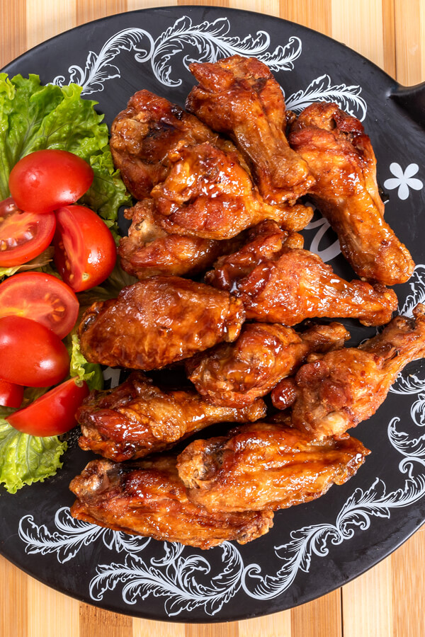 Crock Pot Chicken Wings with Homemade Barbecue Sauce Recipe | CDKitchen.com