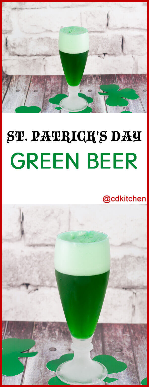 St. Patrick's Day Green Beer Recipe