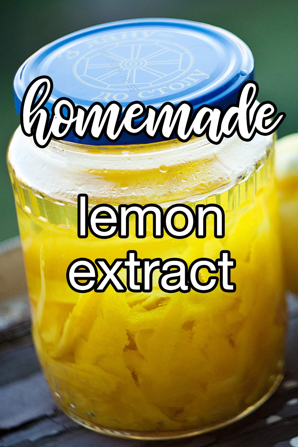 Lemon Extract Recipe